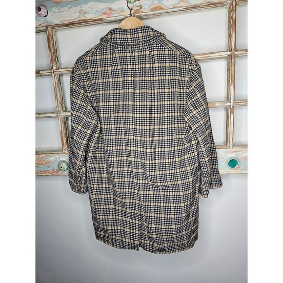 M.I.H Tweed Double Breasted Coat with pockets size Large - Picture 13 of 15